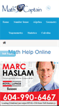 Mobile Screenshot of mathcaptain.com